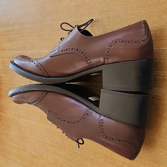 NEW LAVORAZIONE ARTIGIANA SUNDANCE LEATHER OXFORDS - Picture 8 of 16